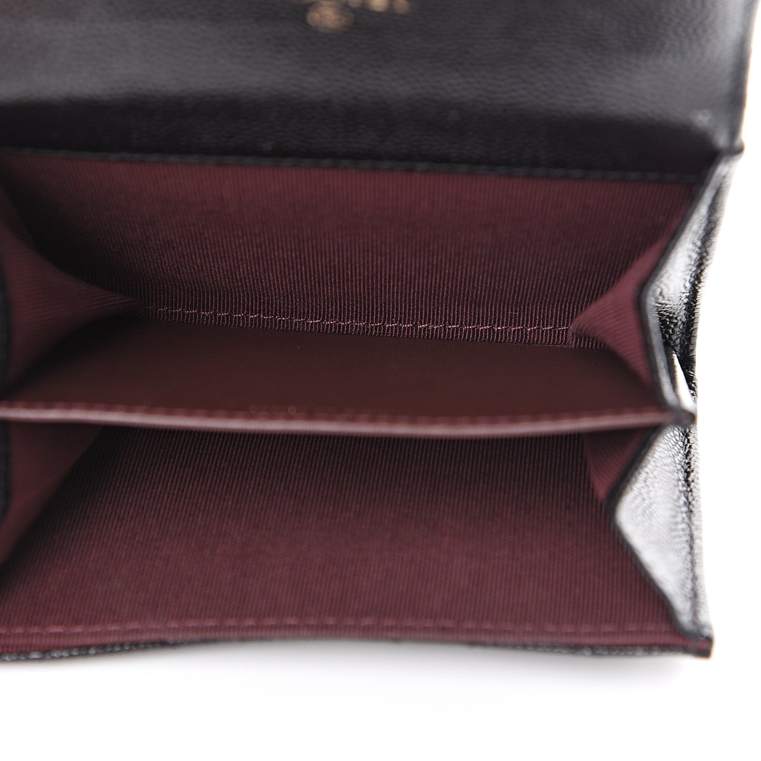Chanel Caviar Quilted Flap Card Holder Wallet Black 4 of 8