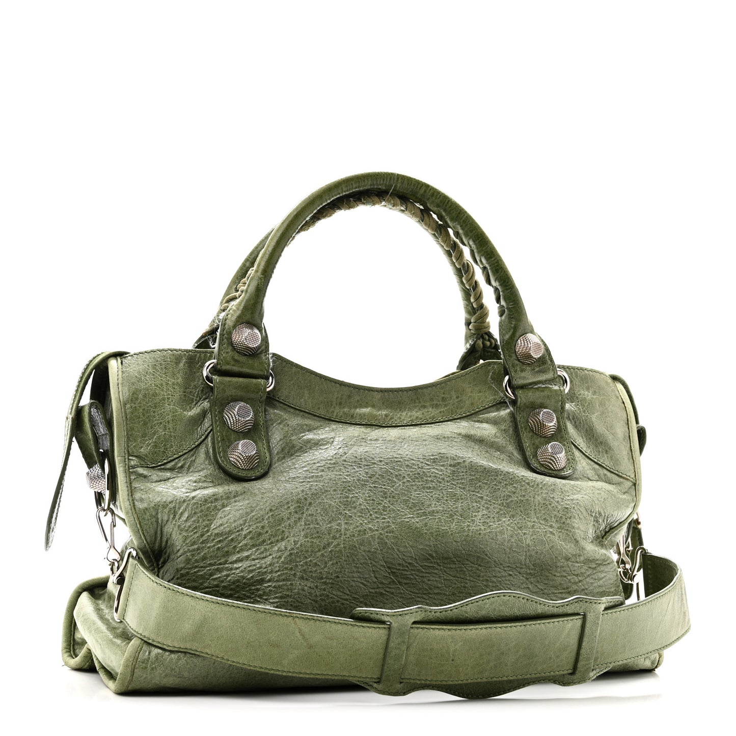 Agneau Giant 21 Silver Hardware City Vert Thyme