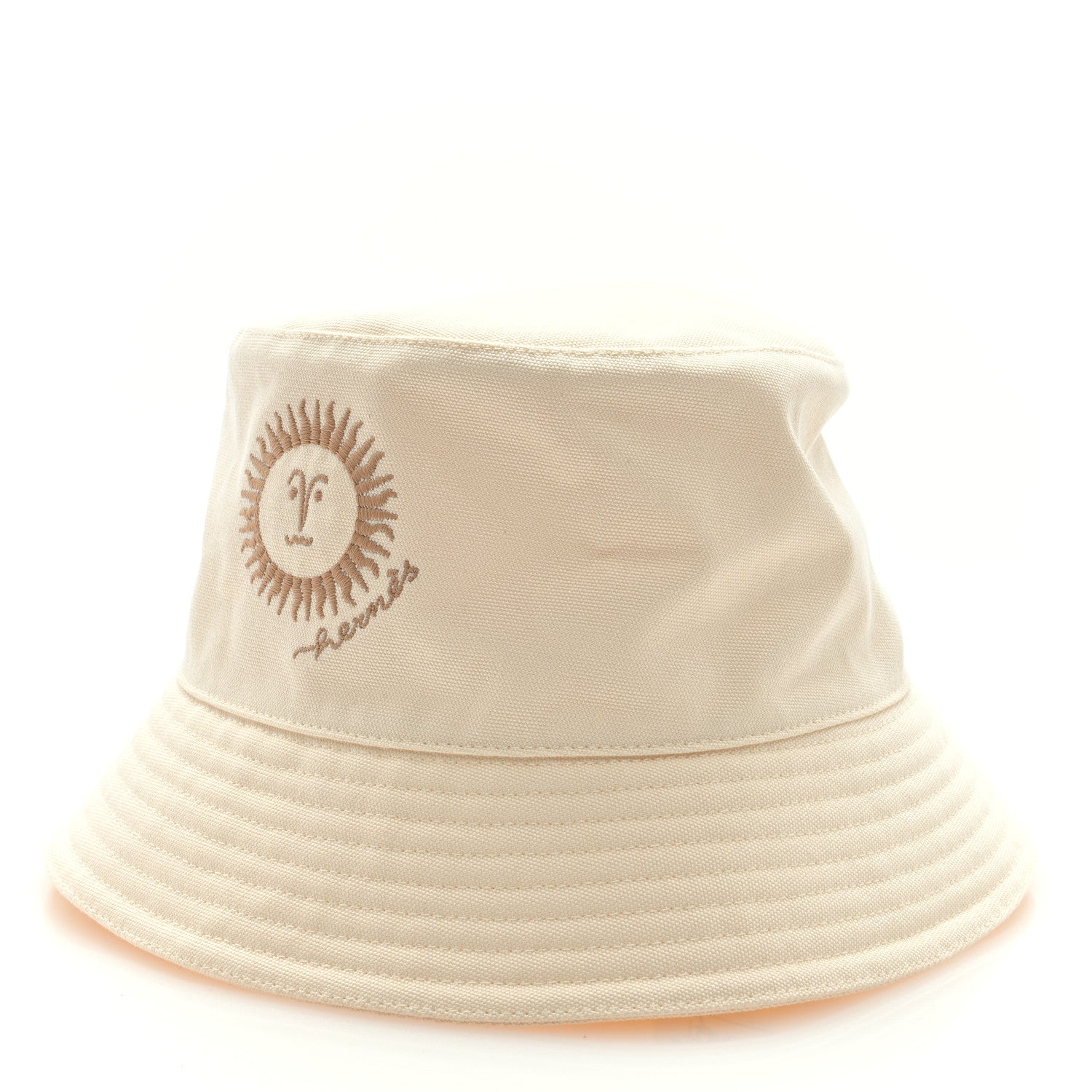 Hermes Cotton Gene Sunshine Bucket Hat 57 Ecru 2 of 7