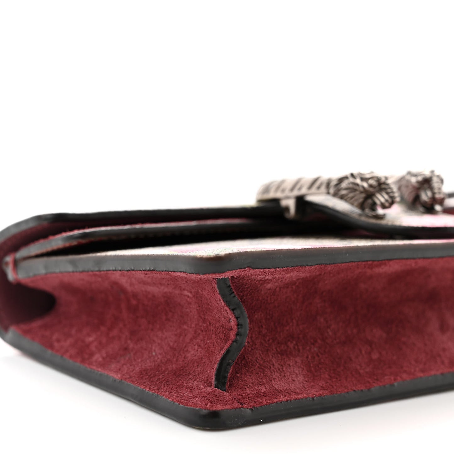 GG Supreme Monogram Blooms Super Mini Dionysus Shoulder Bag Beige Multicolor Dry Rose