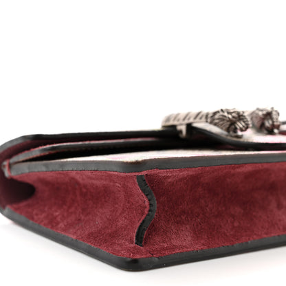 Gucci GG Supreme Monogram Blooms Super Mini Dionysus Shoulder Bag Beige Multicolor Dry Rose 8 of 10