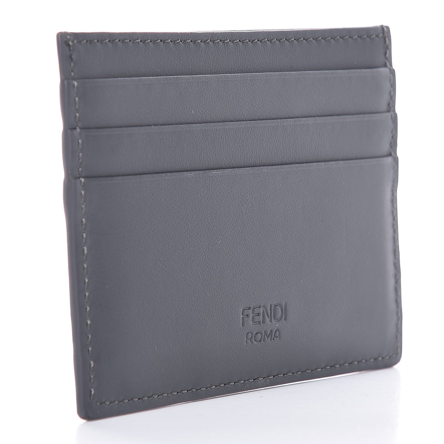 Vitello Century Metal Monster Eyes Card Holder Grey