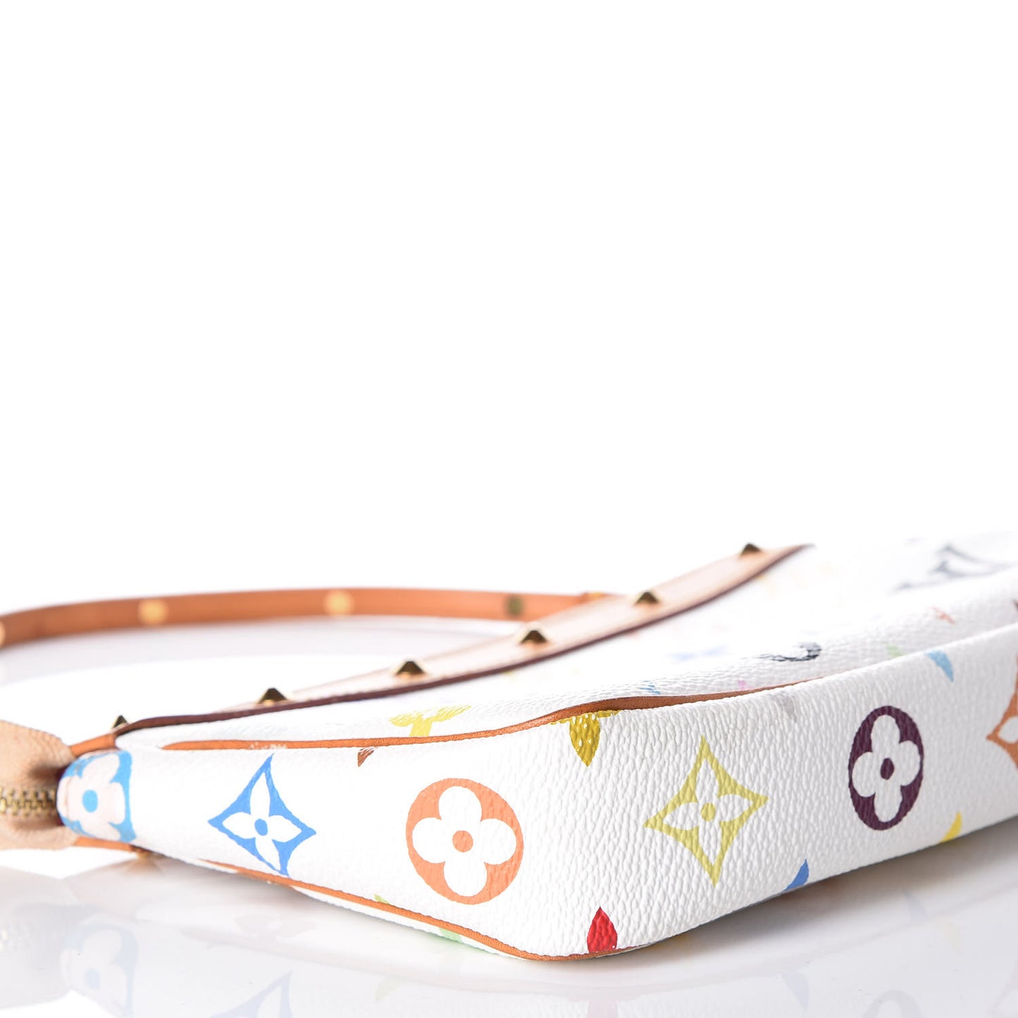 Monogram Multicolor Pochette Accessories White