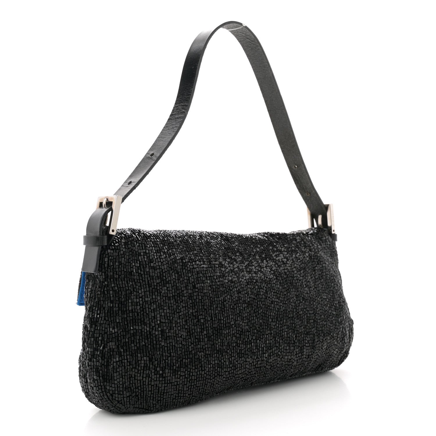 Fendi Beaded Baguette Black 2 of 10