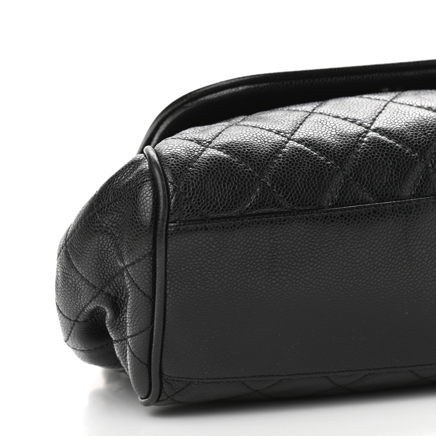 Chanel Caviar Quilted Timeless Accordion Flap Black 10 of 12