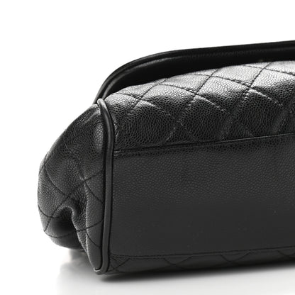 Chanel Caviar Quilted Timeless Accordion Flap Black 10 of 12