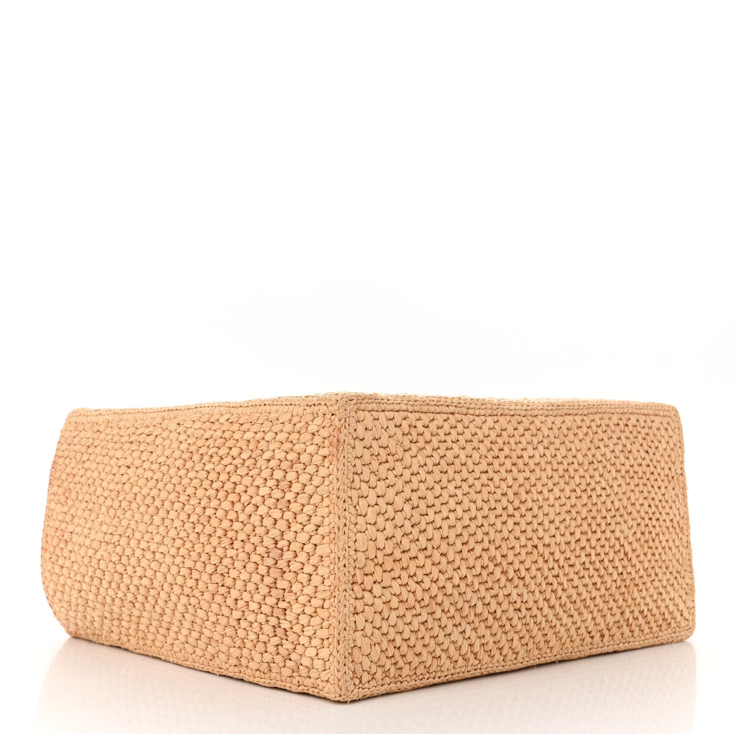 Loewe Raffia Medium Paula's Ibiza Logo Tote Natural Tan 4 of 11