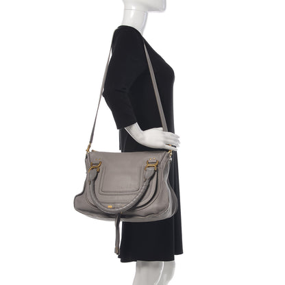 Chloe Calfskin Medium Marcie Satchel Cashmere Grey 2 of 18