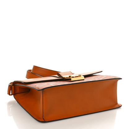 MCM Cubic Monogram Medium Tracy Shoulder Bag Cognac 4 of 8