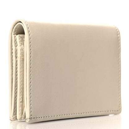 Gucci Boarded Plutone Calfskin Horsebit 1955 Card Case Wallet Mystic White 3 of 8
