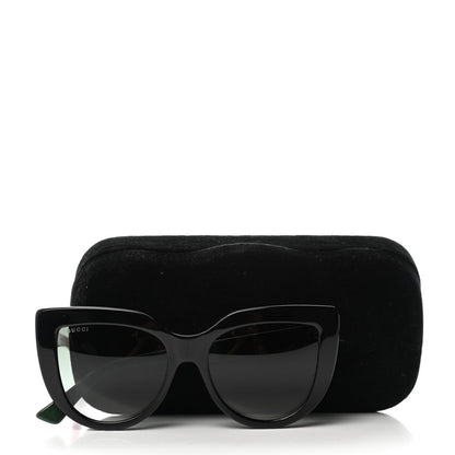 Gucci Acetate Cat Eye Sunglasses GG0164S Black 6 of 6