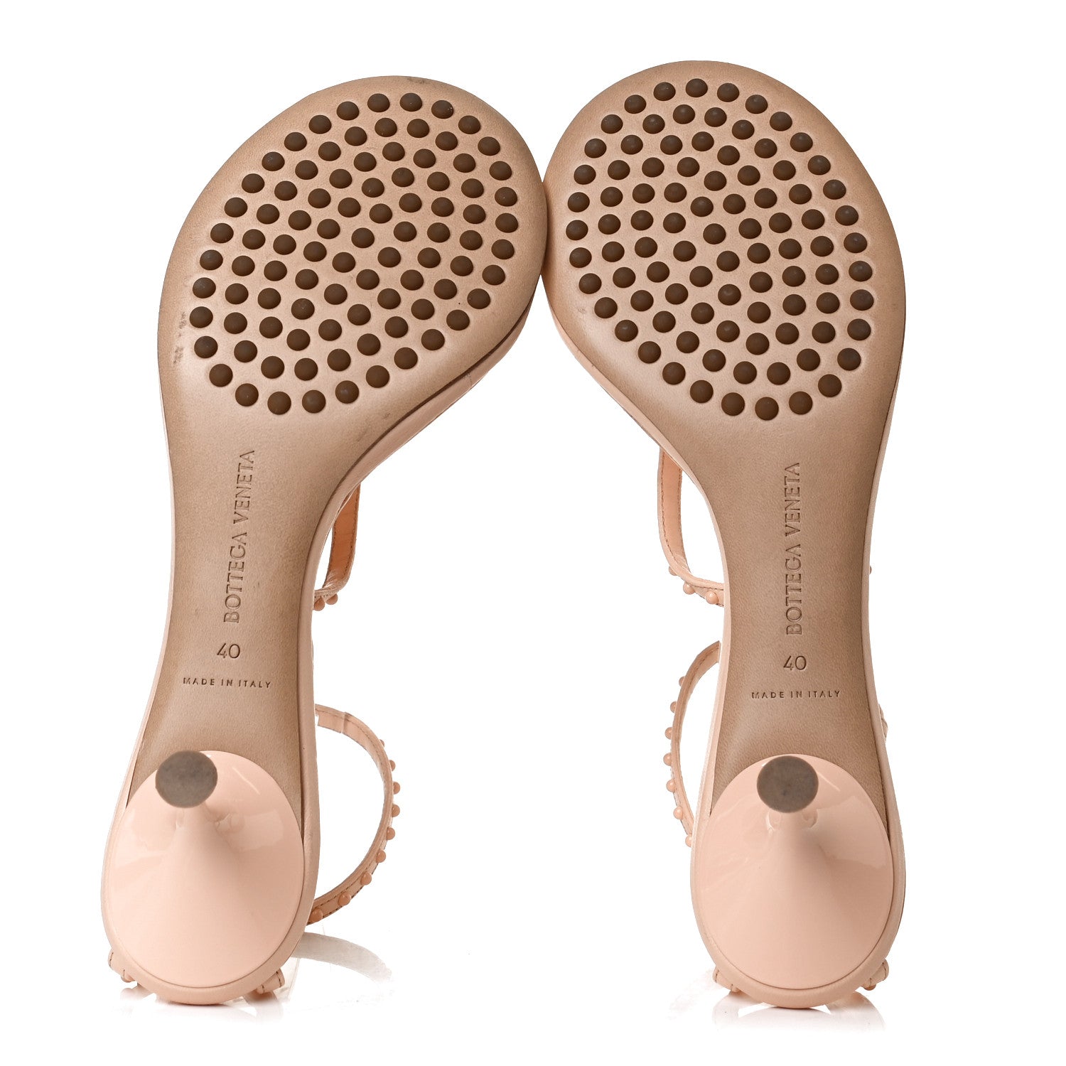 Bottega Veneta Lambskin Lagoon Bubble 55mm Sandals 40 Macaroon 14 of 17
