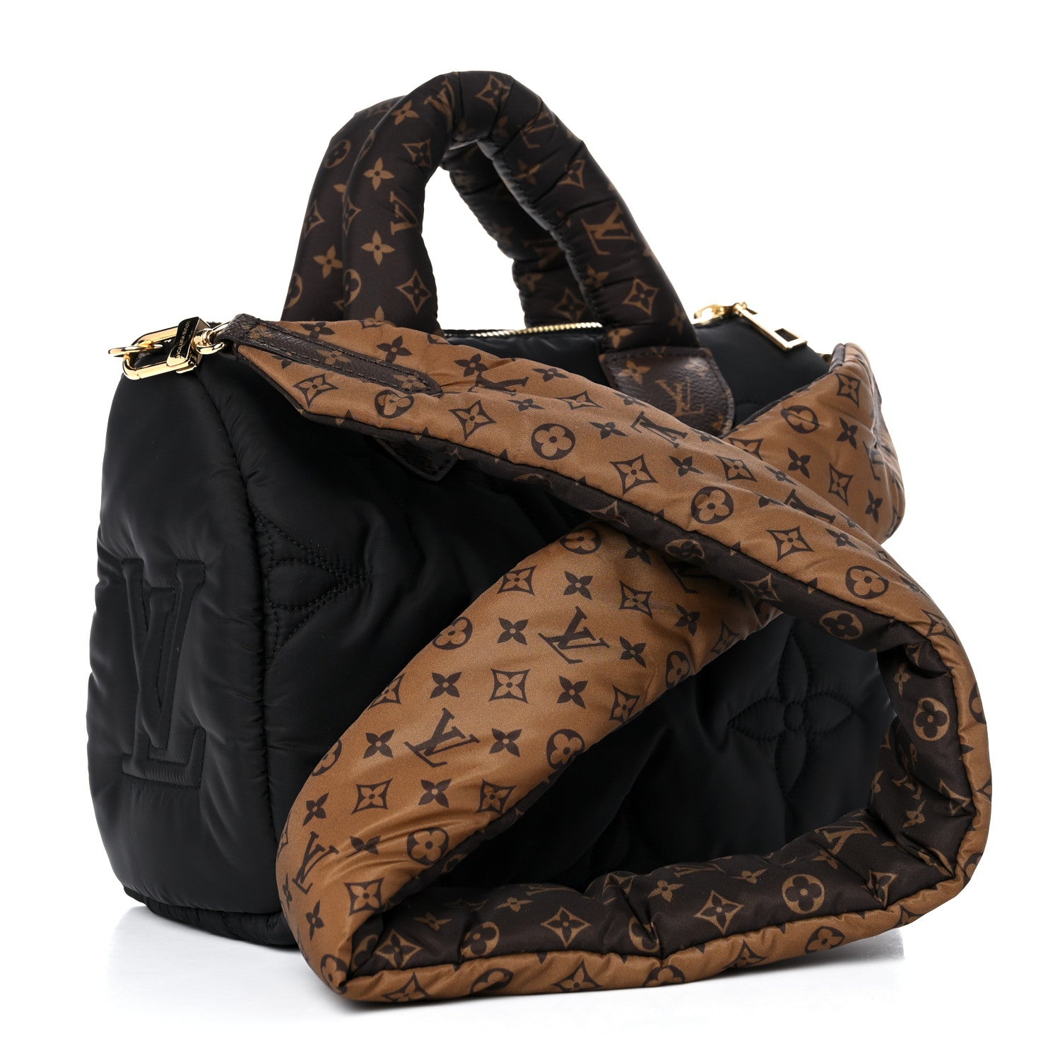 Louis Vuitton Econyl Mini Monogram Pillow Speedy Bandouliere 25 Black 3 of 10
