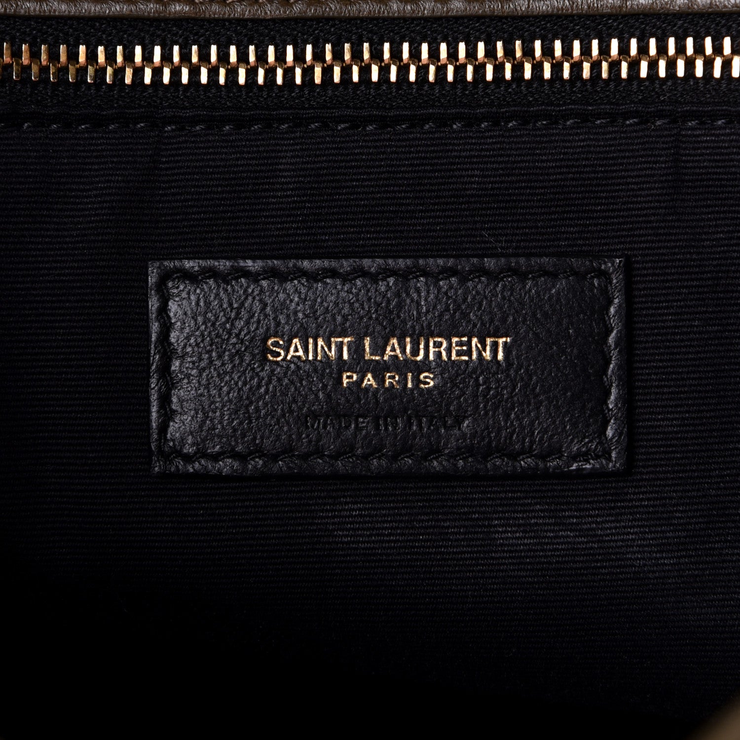 Saint Laurent Calfskin Matelasse Monogram Medium Niki Chain Satchel Olive 5 of 5