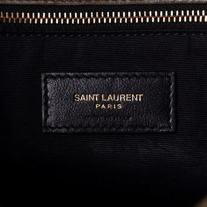 Saint Laurent Calfskin Matelasse Monogram Medium Niki Chain Satchel Olive 5 of 5