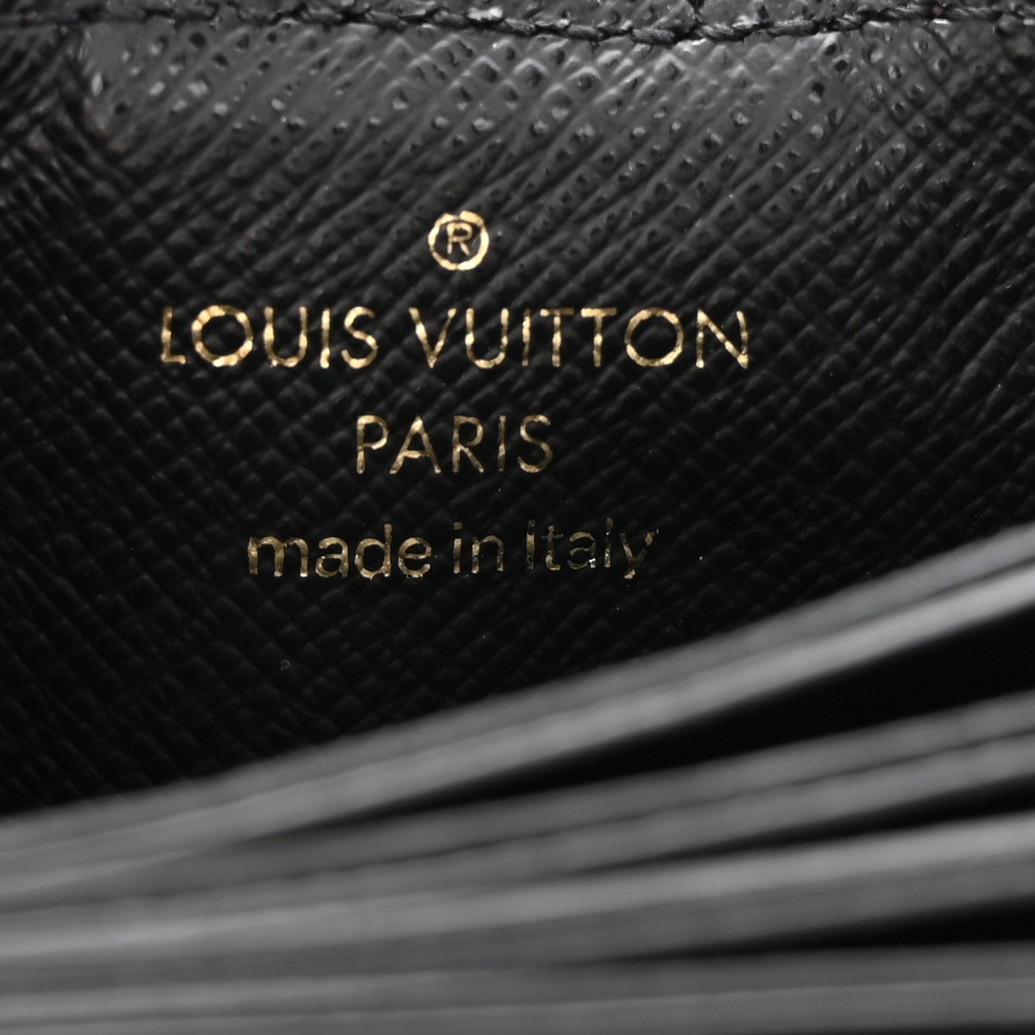 Louis Vuitton Monogram Gusset Card Holder Black 6 of 6