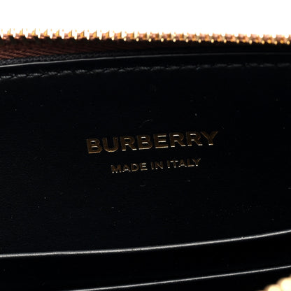 Burberry Horseferry Check Peyton Crossbody Clutch Bag Malt Brown 5 of 9
