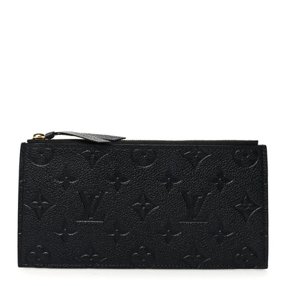 Louis Vuitton Empreinte Felicie Chain Wallet Zippered Insert Black 1 of 9