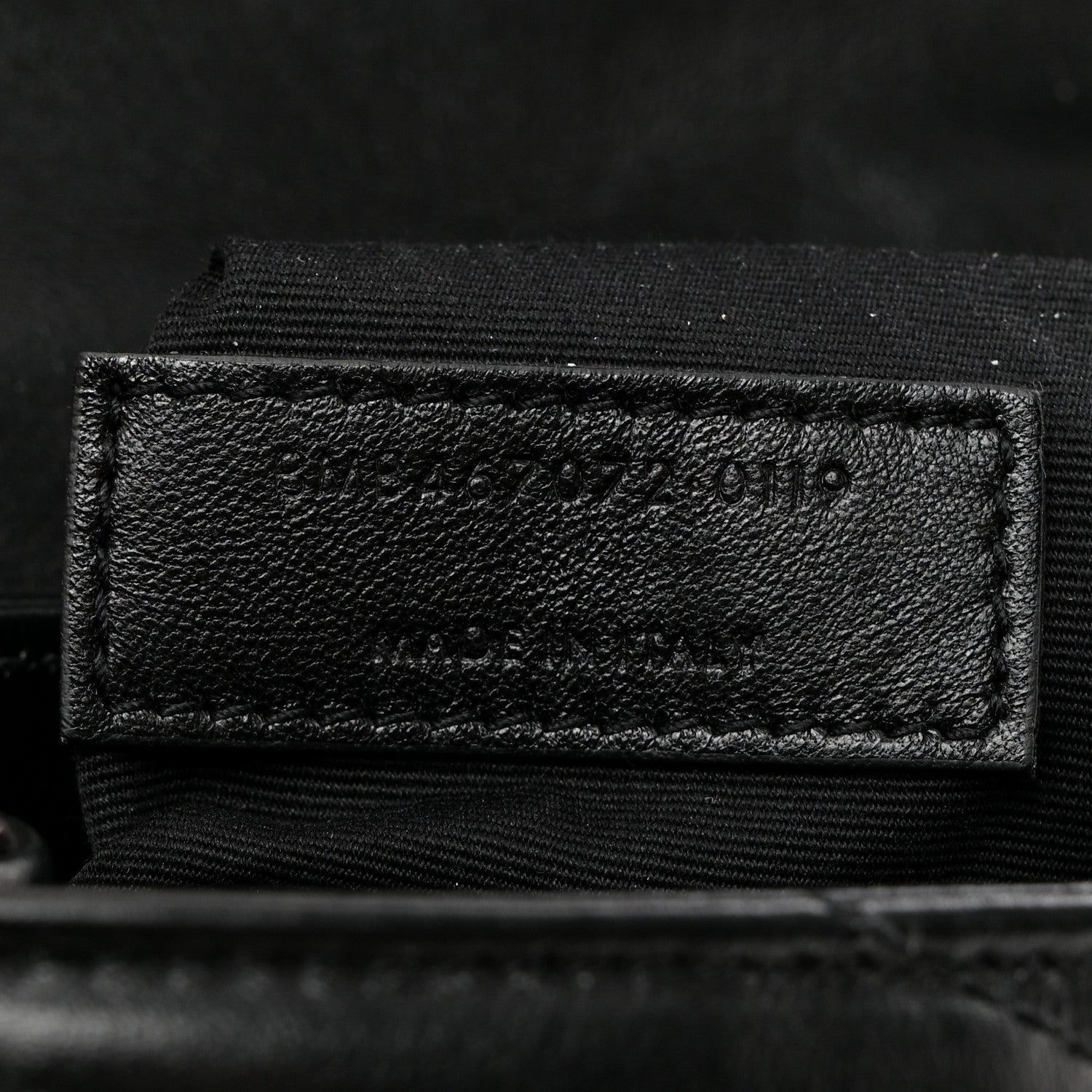 Saint Laurent Calfskin Y Quilted Monogram Monochrome Toy Loulou Crossbody Bag Black 8 of 11