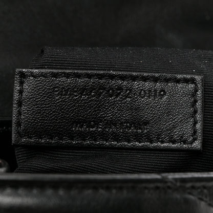 Saint Laurent Calfskin Y Quilted Monogram Monochrome Toy Loulou Crossbody Bag Black 8 of 11