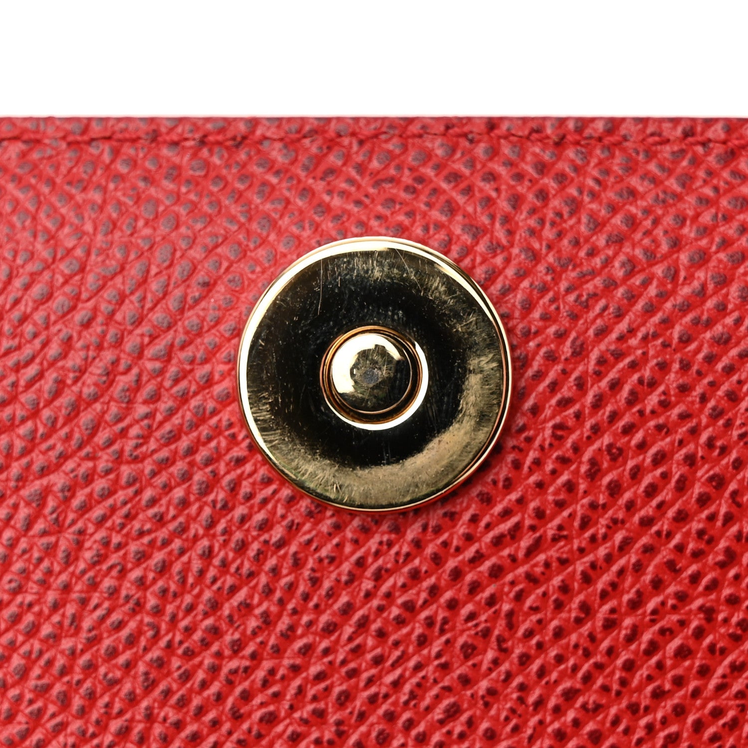 Salvatore Ferragamo Hammered Calfskin Vara Bow Minibag Red 10 of 11