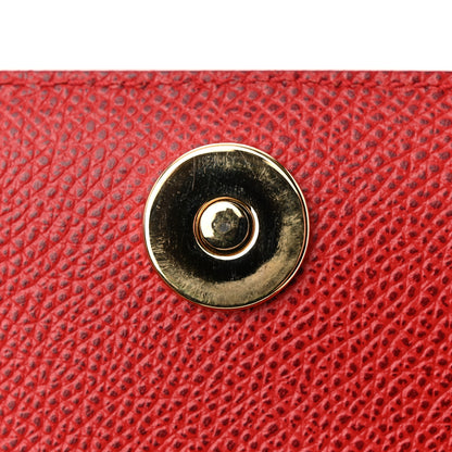 Salvatore Ferragamo Hammered Calfskin Vara Bow Minibag Red 10 of 11
