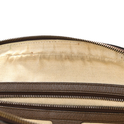 Gucci GG Supreme Monogram Web Medium Ophidia Messenger Bag Brown 10 of 12