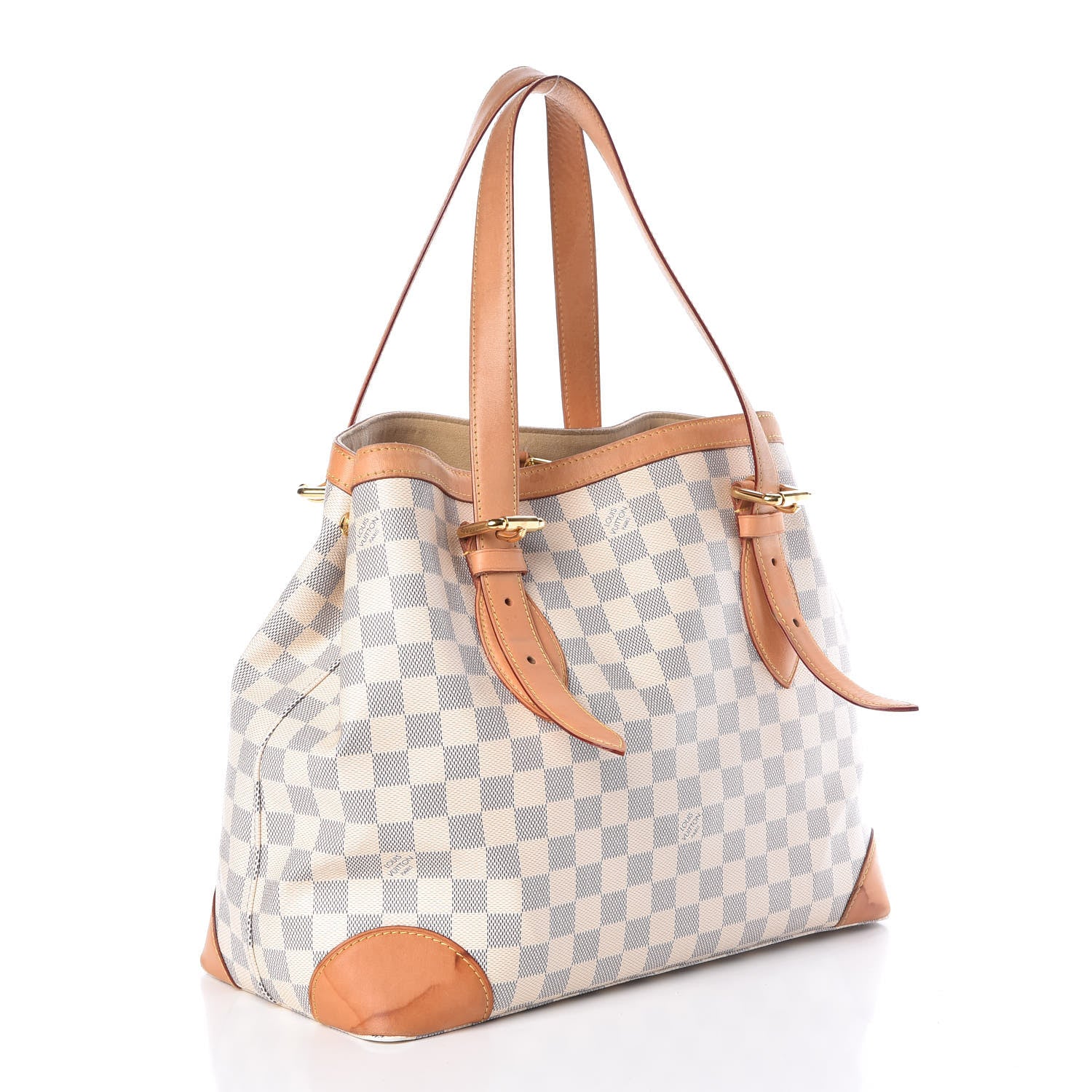 Louis Vuitton Damier Azur Hampstead MM 3 of 11
