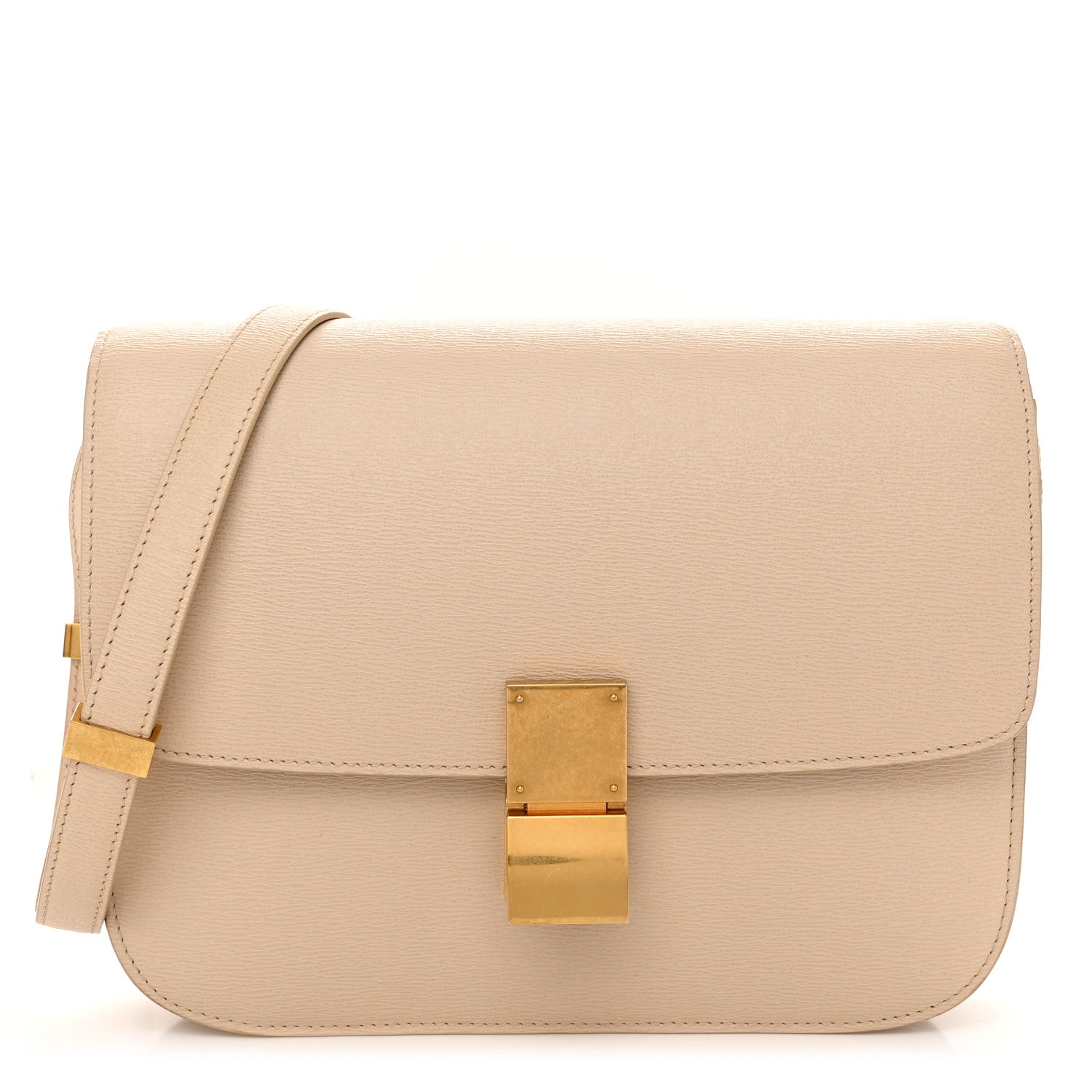 Celine Liege Calfskin Medium Classic Box Flap Bag Powder 1 of 10
