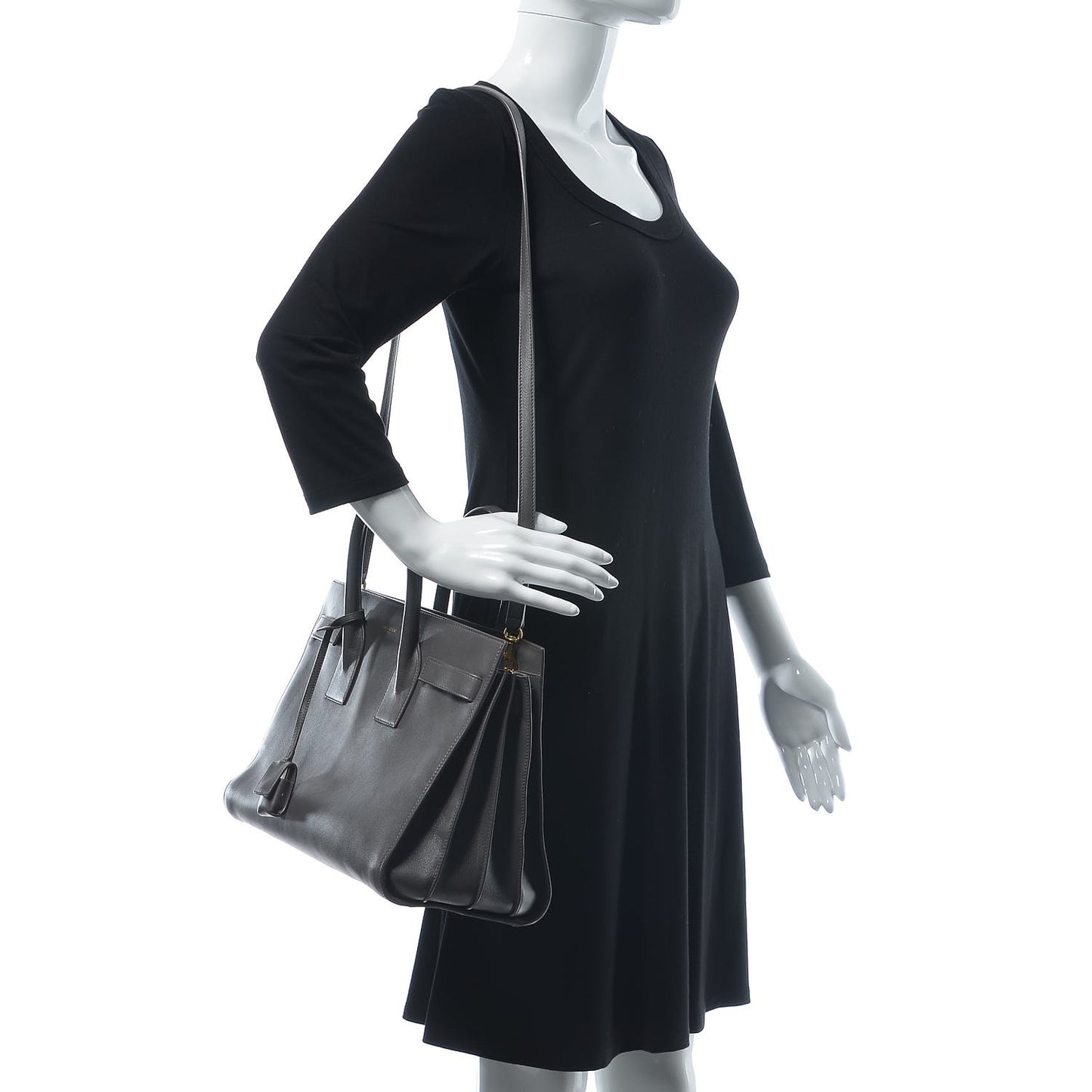 Calfskin Small Sac De Jour Fog