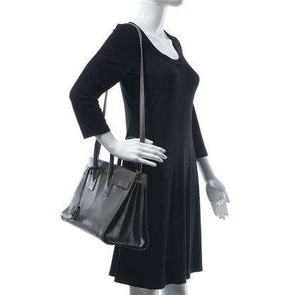 Saint Laurent Calfskin Small Sac De Jour Fog 2 of 17