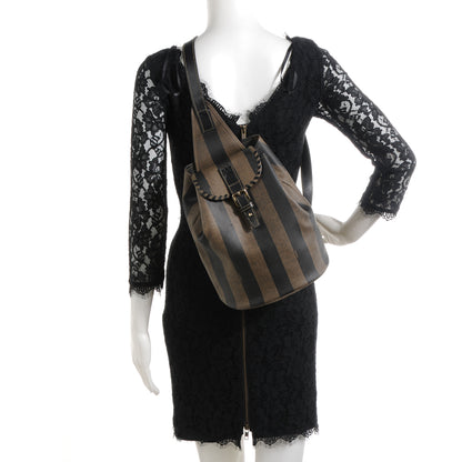 Fendi Coated Canvas Pequin Backpack Tobacco 2 of 7