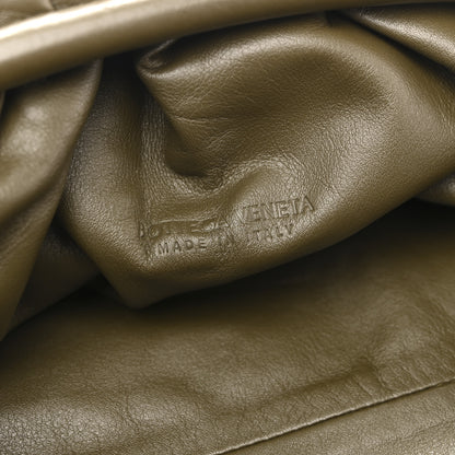 Bottega Veneta Smooth Butter Calf The Pouch Oversized Clutch Kaki Fondent 6 of 10