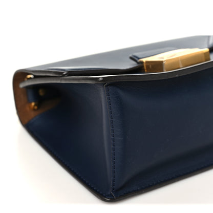 Fendi Vitello Grace Matte Small Kan U Shoulder Bag Midnight 8 of 9