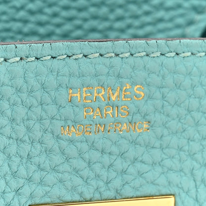 Hermes Togo BIRKIN 30 Bleu Atoll 6 of 15