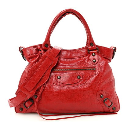 Balenciaga Agneau Classic Hardware Town Rouge Lipstick 1 of 11