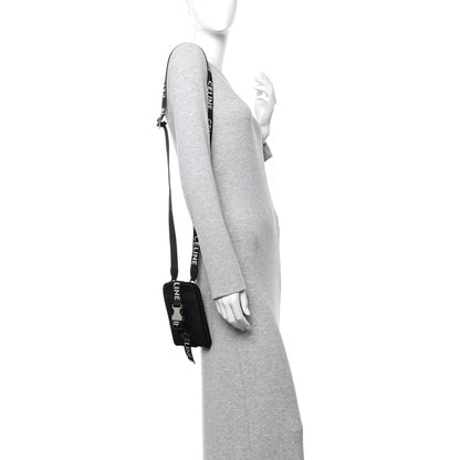 Celine Canvas Trekking Phone Holder Black 2 of 10
