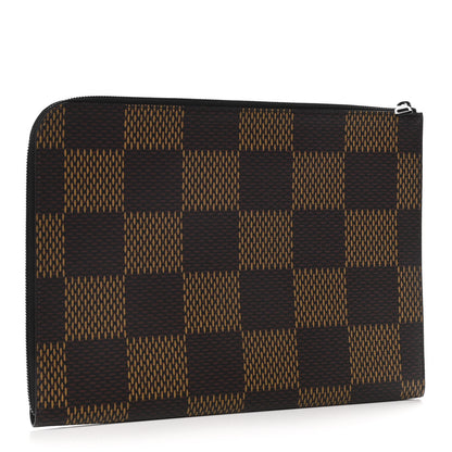 Louis Vuitton X NIGO Giant Damier Ebene Bear Pochette Jour GM 3 of 8