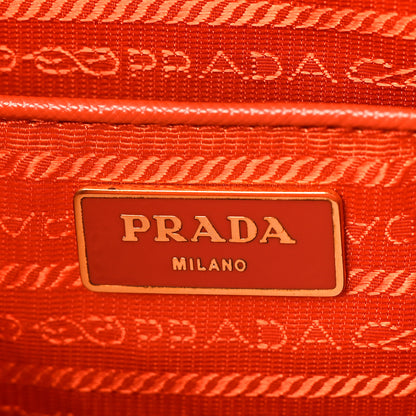 Prada Saffiano Lux Large Tote Papaya 6 of 14