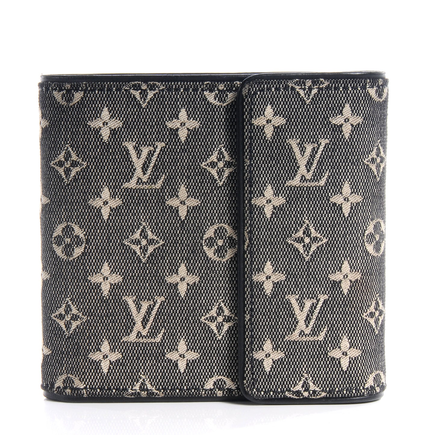 Mini Monogram Compact Wallet Black