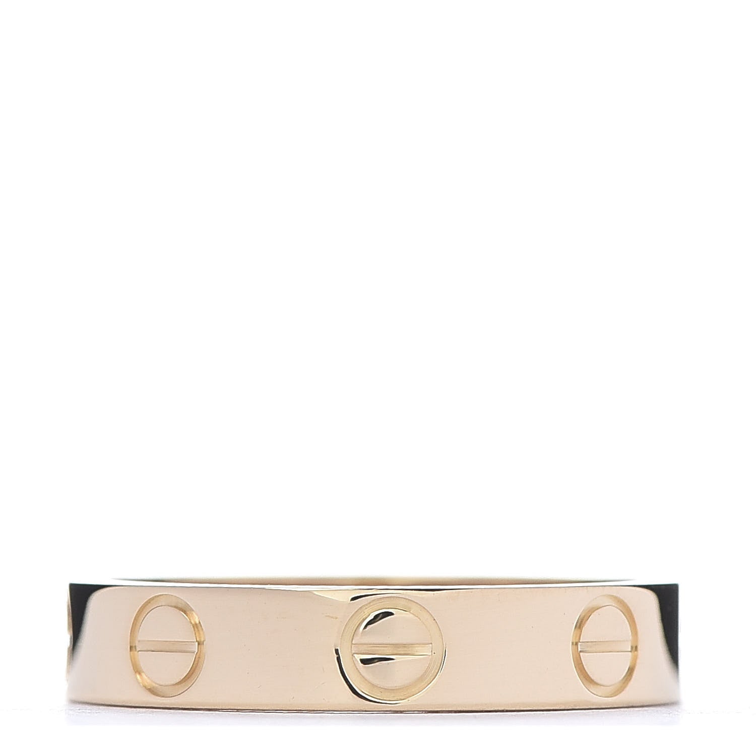 Cartier 18K Yellow Gold 3.5mm LOVE Wedding Band Ring 49 5 1 of 5