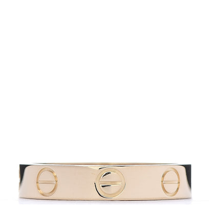 Cartier 18K Yellow Gold 3.5mm LOVE Wedding Band Ring 49 5 1 of 5