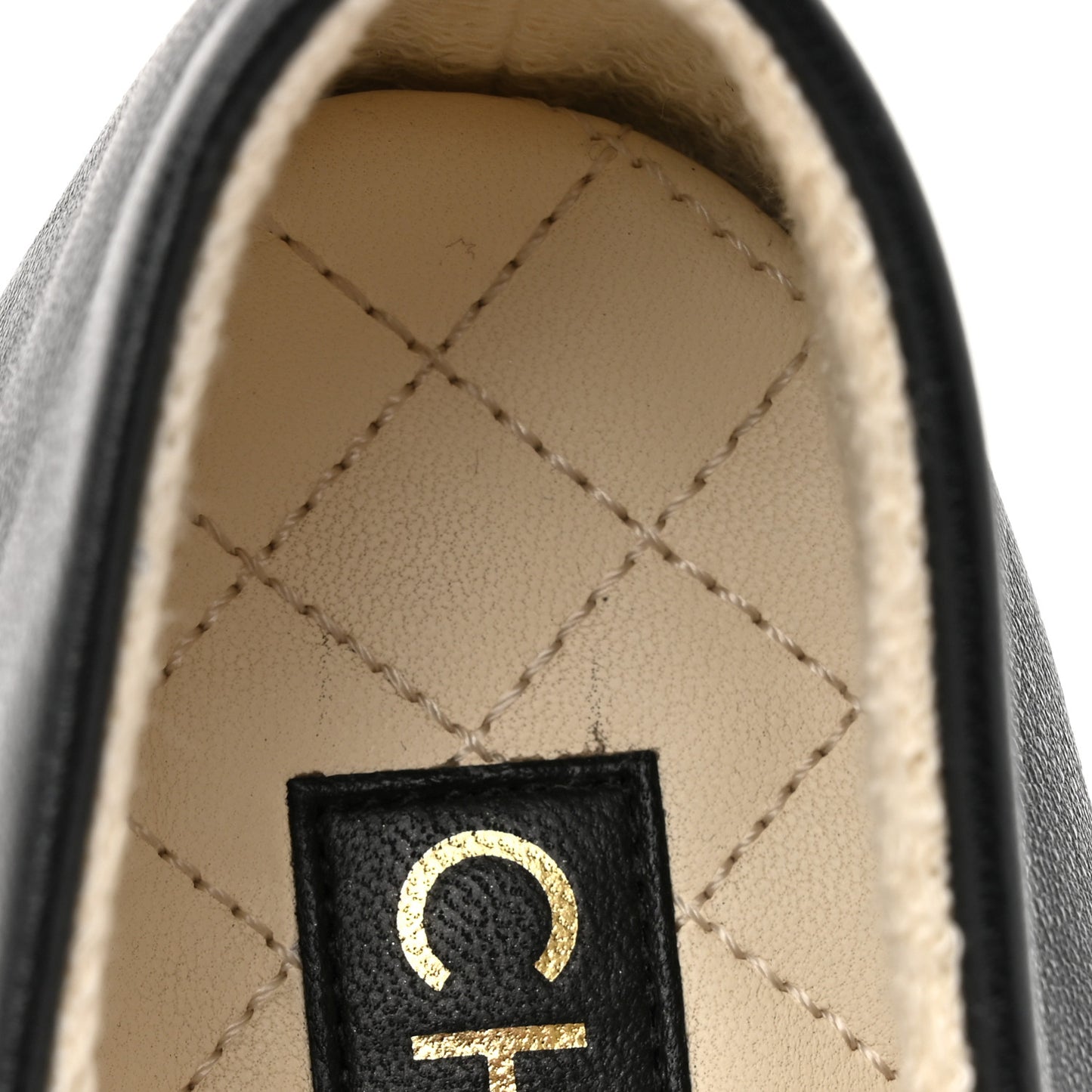 Lambskin Cap Toe CC Mary Jane Flats 39 Black