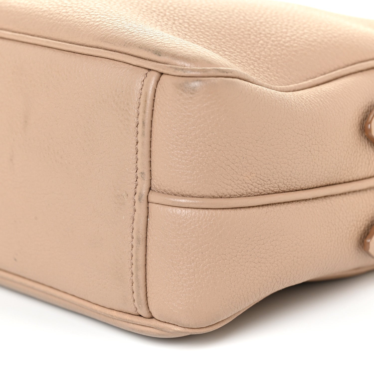 Prada Vitello Daino Medium Double Zip Shoulder Bag Cammeo 10 of 20