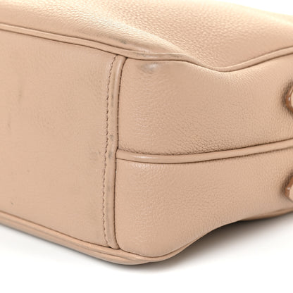 Prada Vitello Daino Medium Double Zip Shoulder Bag Cammeo 10 of 20