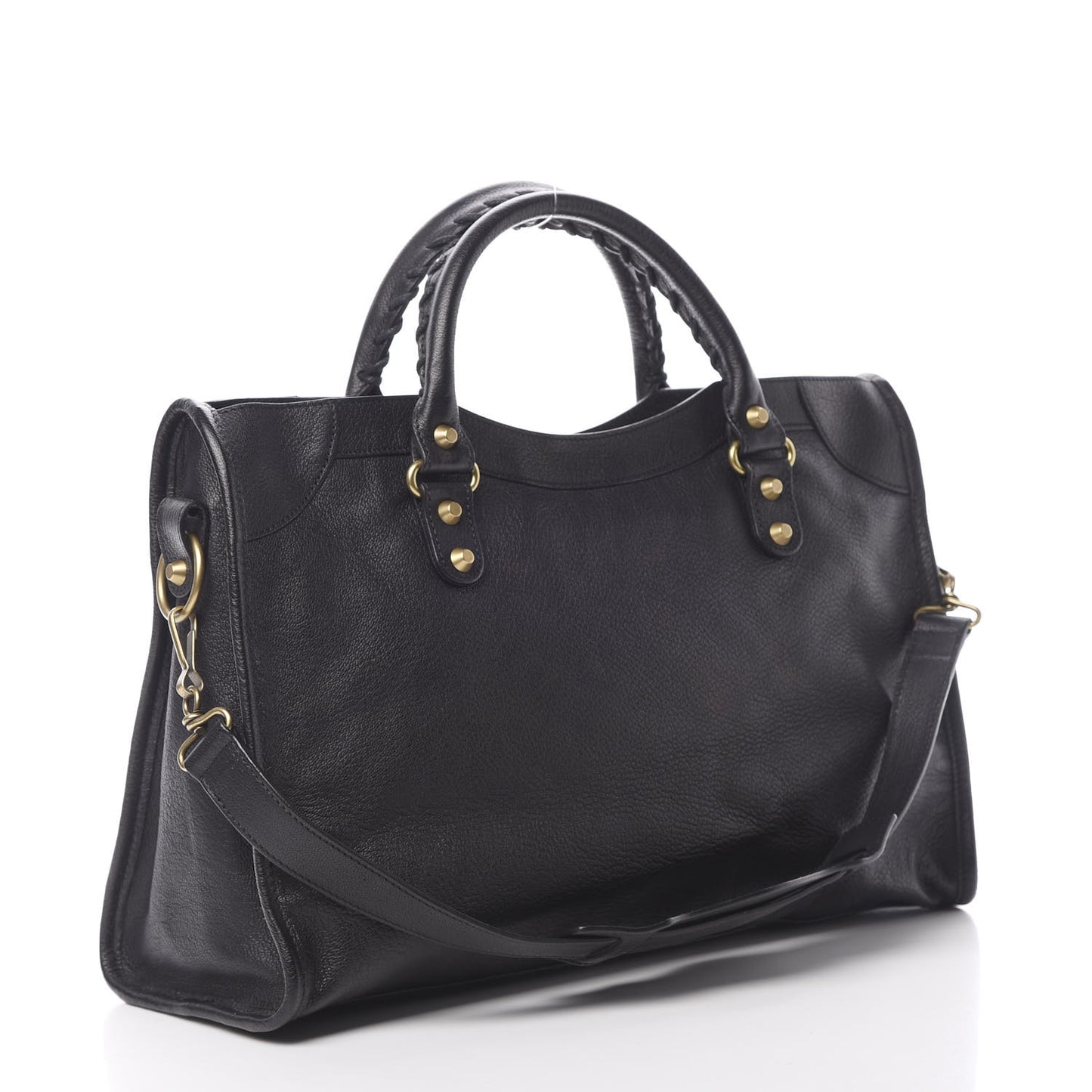 Agneau Classic Gold Hardware City Black