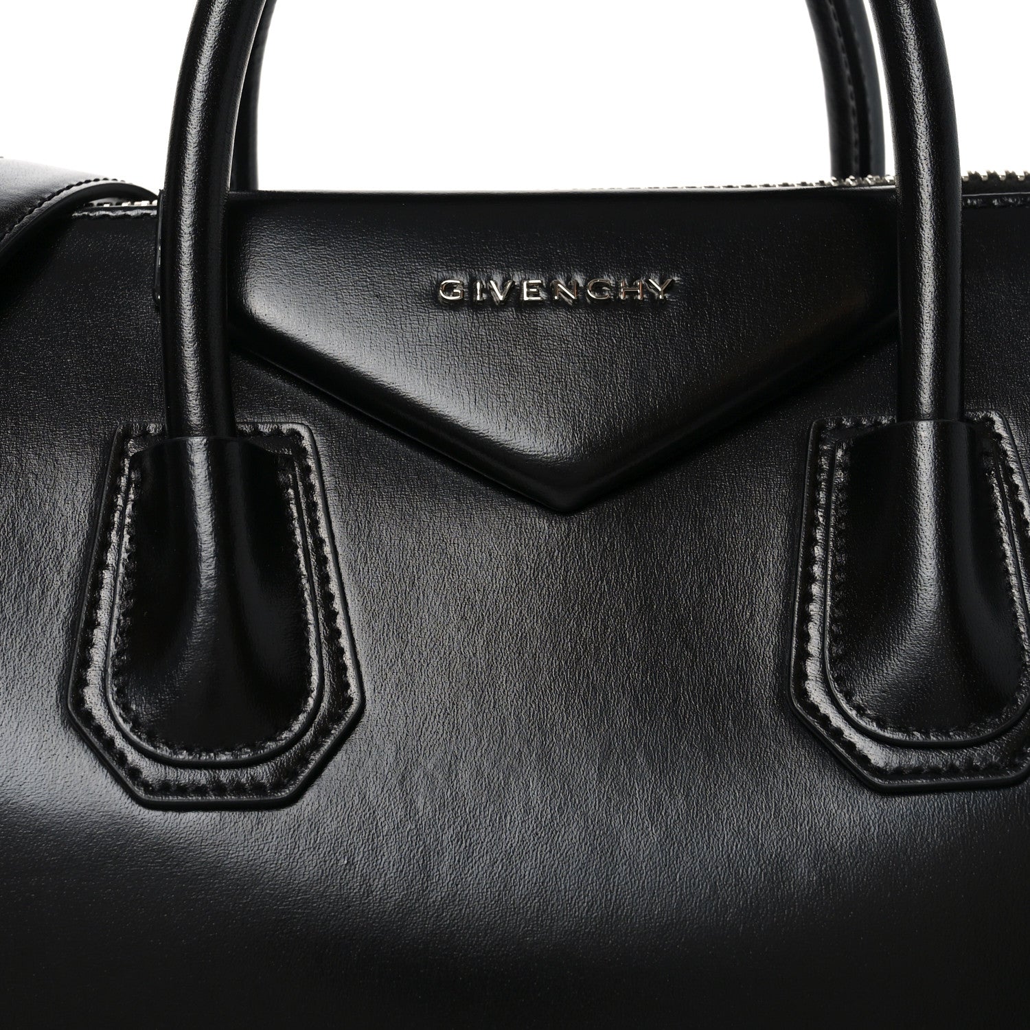 Givenchy Shiny Lord Calfskin Medium Antigona Black 8 of 10