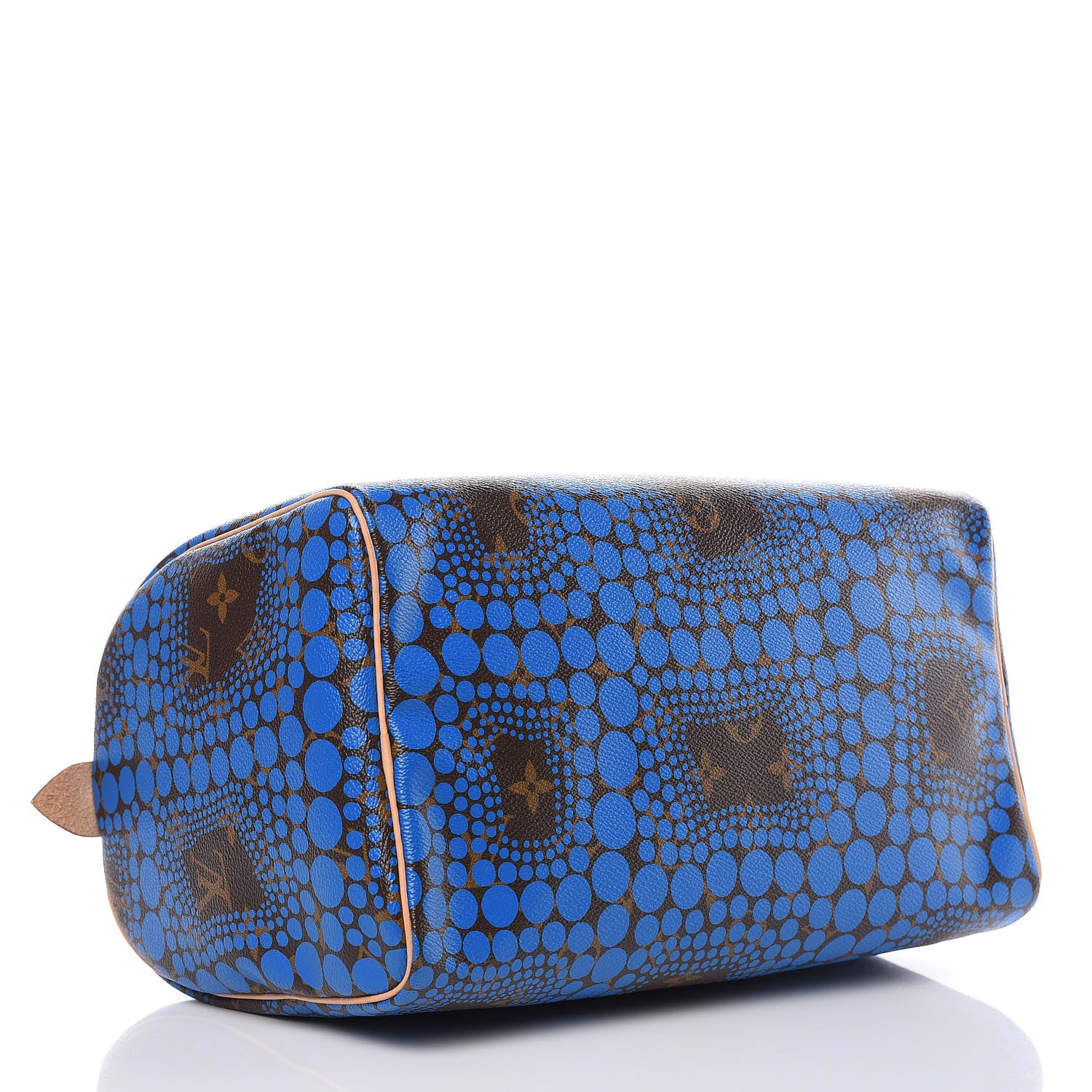 Louis Vuitton Monogram Kusama Town Speedy 30 Blue 3 of 11