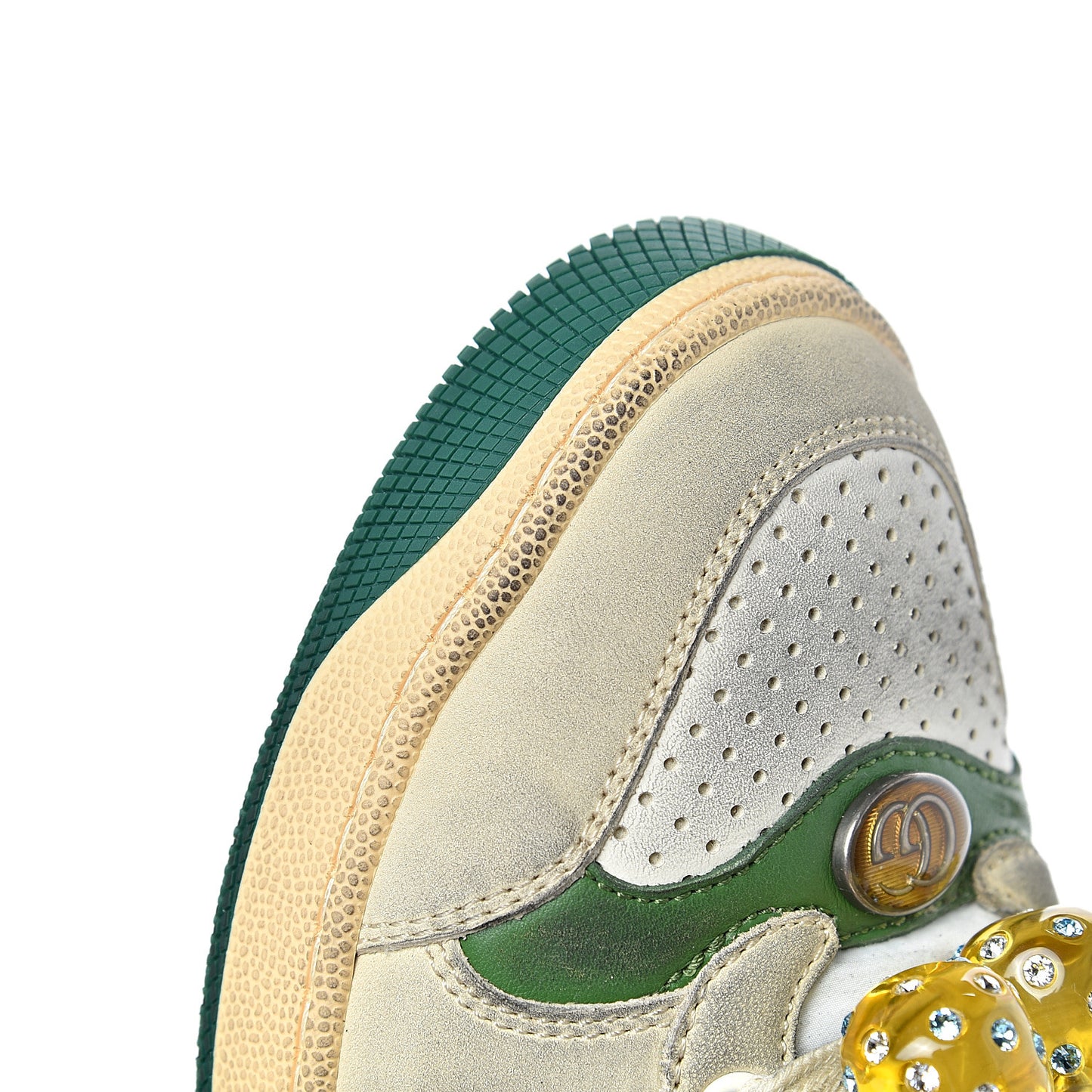 Nubuck Web Cherries Womens Screener Sneakers 35 Dusty Milk White Vintage Green