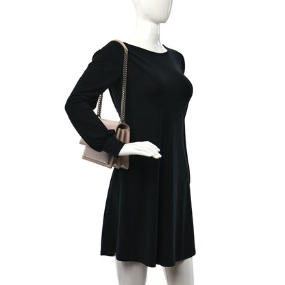 Saint Laurent Calfskin Medium Monogram Sunset Marble Pink 2 of 16